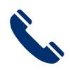 Blue phone icon
