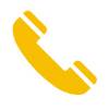 Yellow phone icon